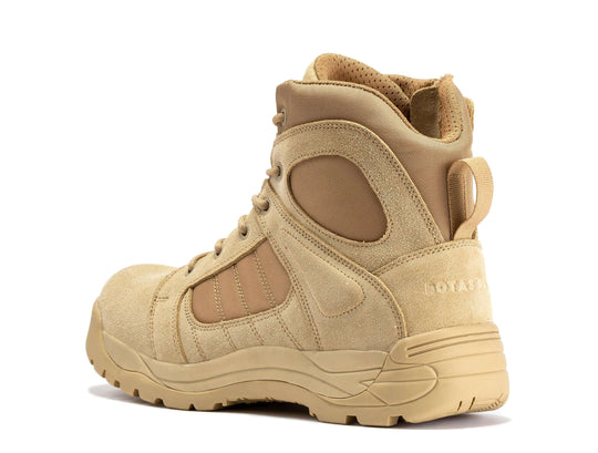  Side Zipper Rubber Sole Tactical Boots 