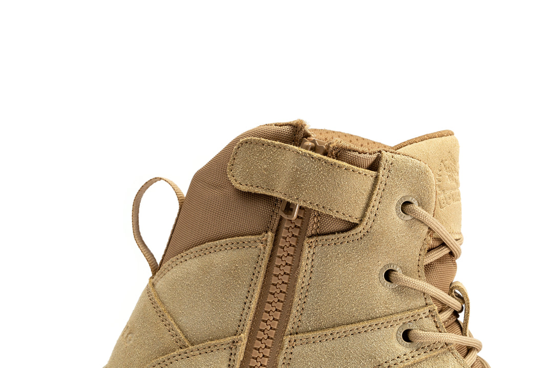  Side Zipper Rubber Sole Tactical Boots 