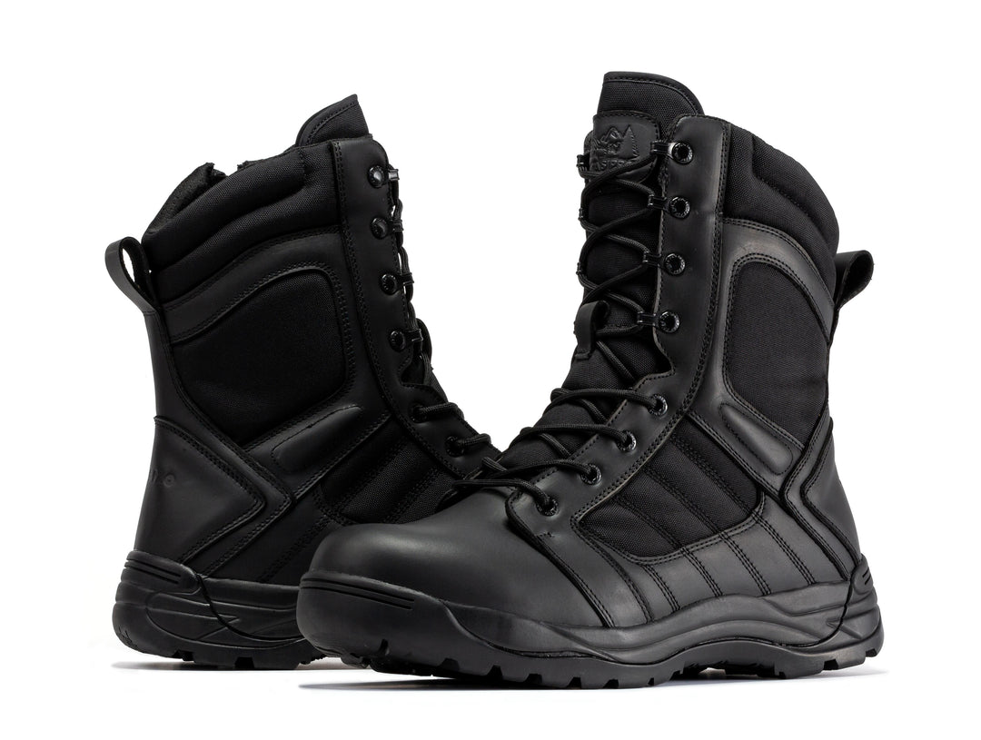 Botas Pro Side Zipper Rubber Sole Tactical Boots