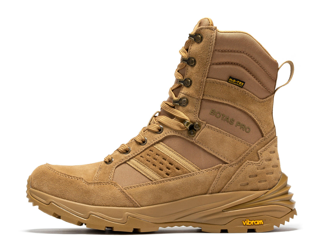 Botas Pro Waterproof Tactical Boots with VIBRAM® Traction Lug Outsole